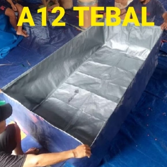 Terpal Kolam Ikan 200x100x50 A12 Kolam Terpal Budidaya