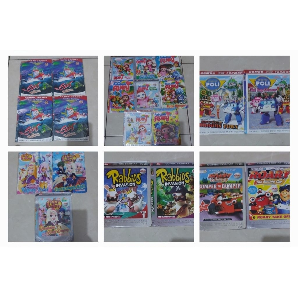 Movie Kartun Roary the Racing Car, Rabbids Invasion, Regal Academy, Robocar Poli, Rainbos Ruby, Elia
