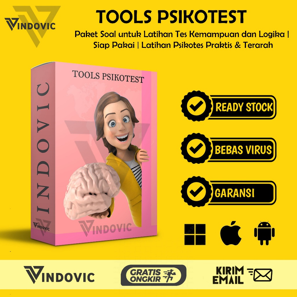 [T0164] TOOLS PSIKOTEST - ALAT TES PSIKOLOGI CFIT & IST