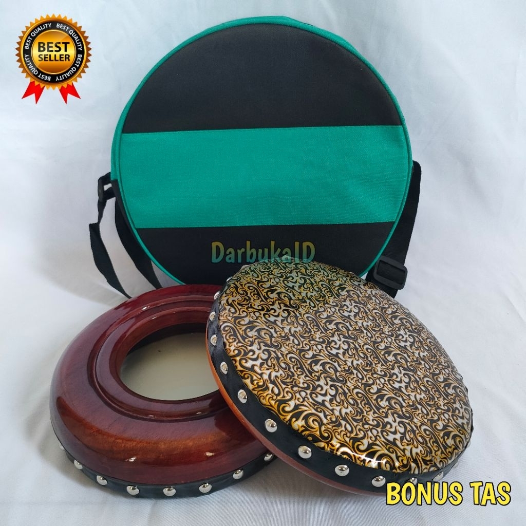 Tam donat uvo tam karbon motif emas siap pakai bonus tas