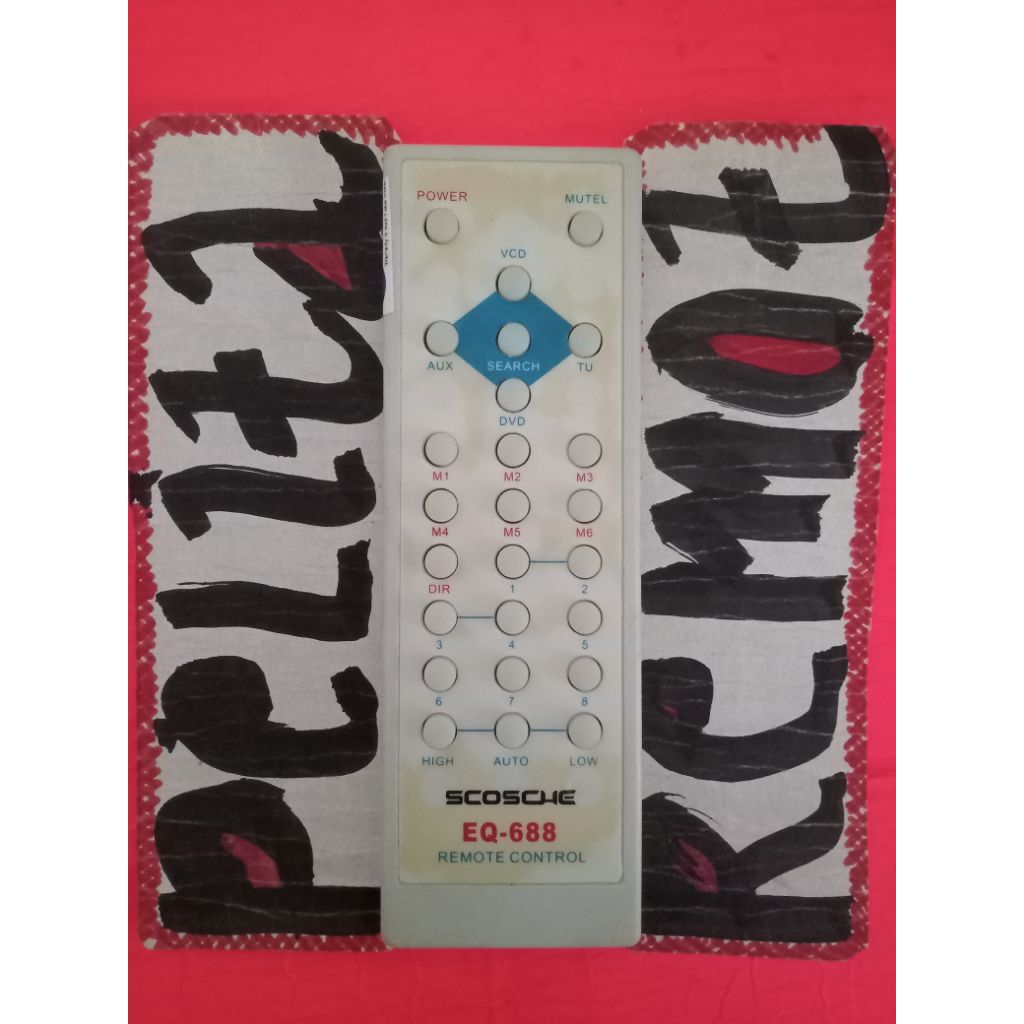 REMOT CONTROL SCOSCHE EQ EQUALIZER MOBIL EQ-688 ORIGINAL TERLENGKAP
