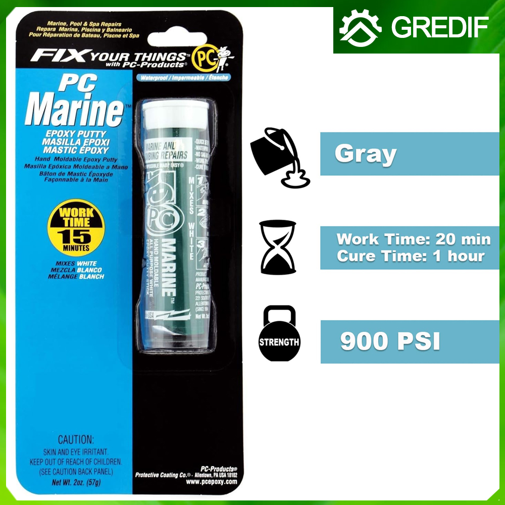PC Fix Marine Epoxy Underwater Repair 57 Gr Waterproof  - Lem Adhesive Tahan Air Khusus Peralatan Ke