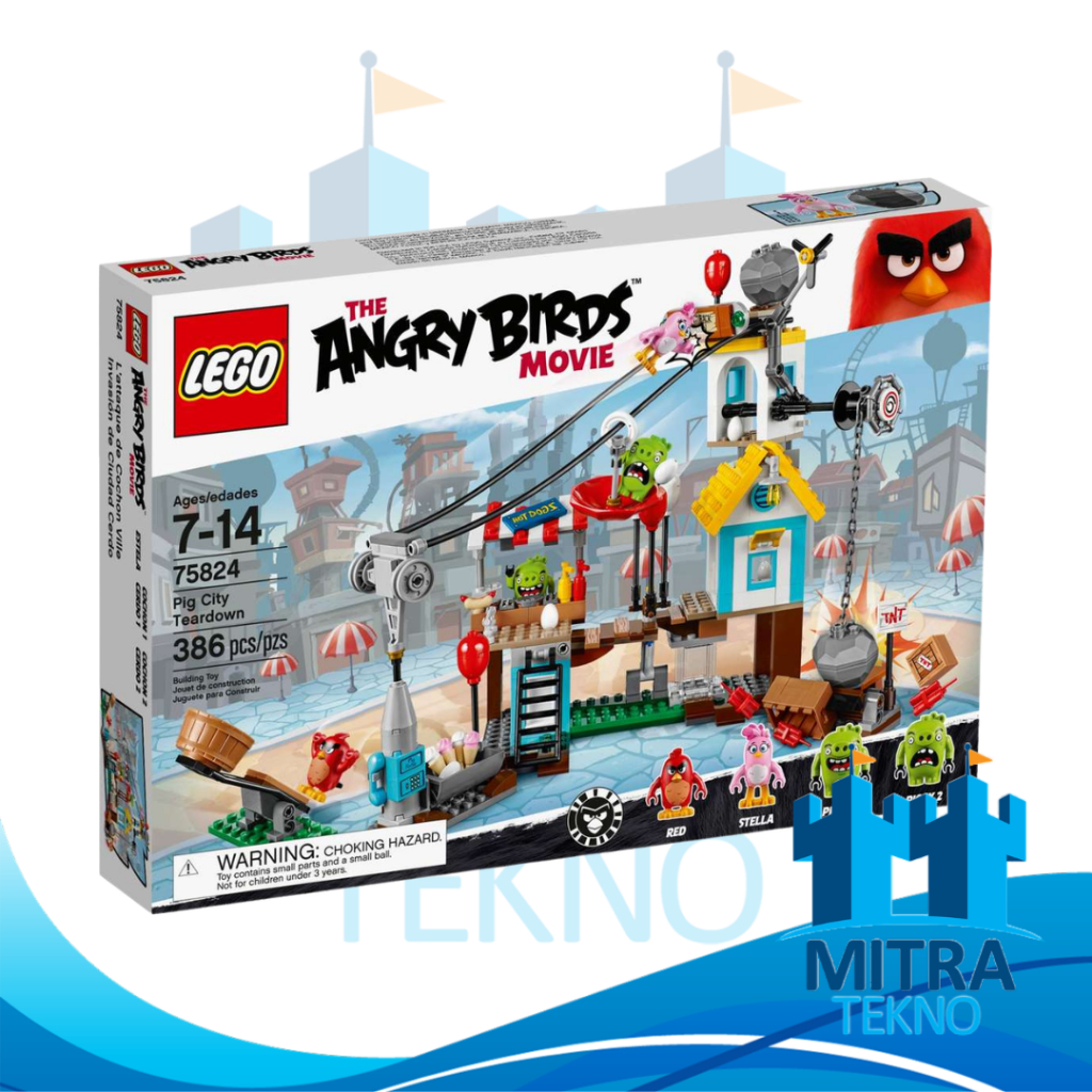 LEGO Angry Birds 75824 - Pig City Teardown