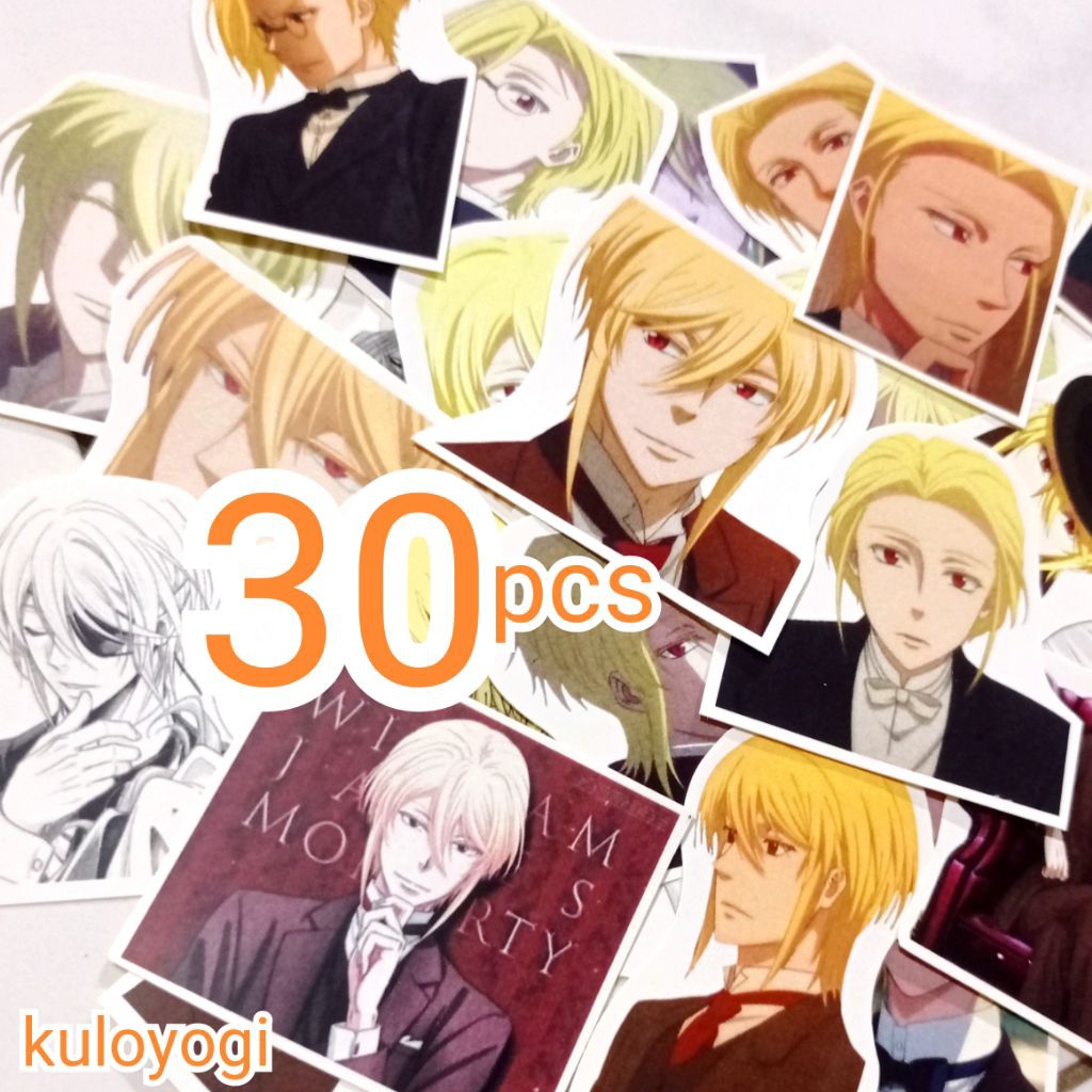Stiker William James Moriarty 30 pc anime manga Moriarty the Patriot (Yuukoku no Moriarty) Lord of C