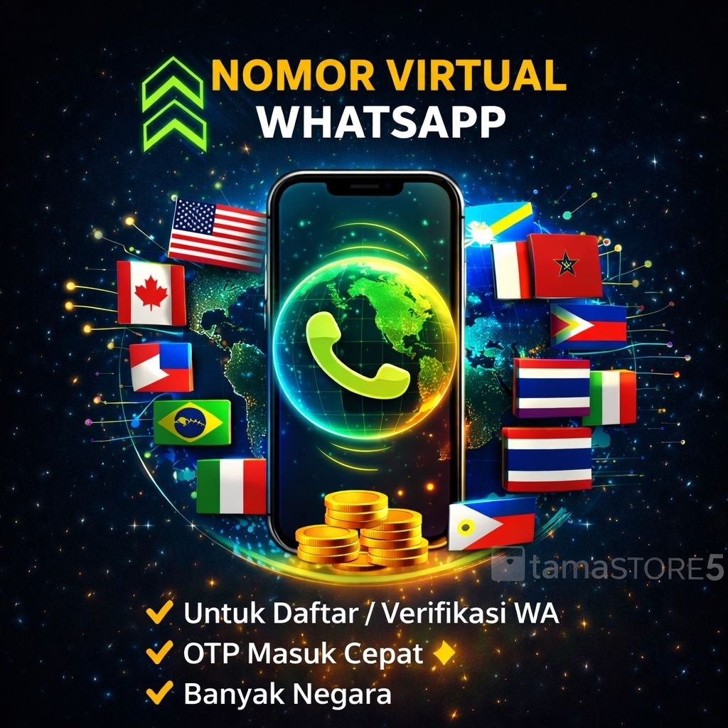 Nomor Virtual Luar Negeri High Quality - Sim Card Region