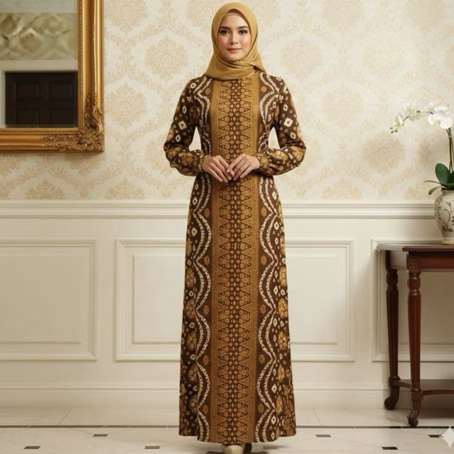 Gamis Jumputan Palembang