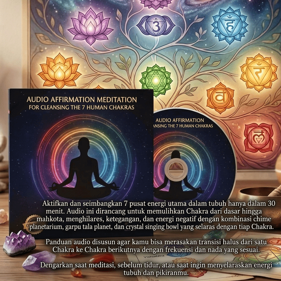 Audio Chakra Healing – Meditasi Penyembuhan 7 Chakra Lengkap