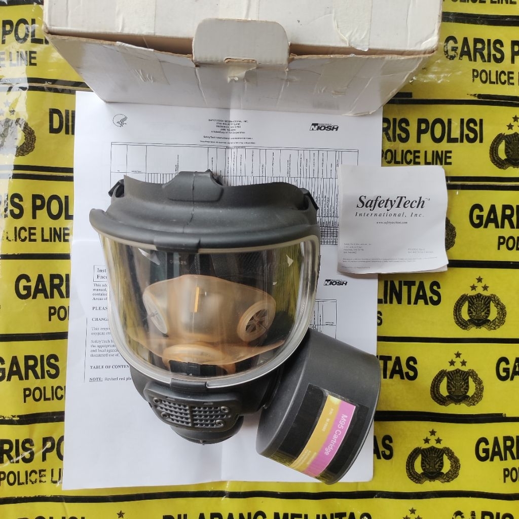 M98 SafetyTech Gas Mask FullFace Military Police