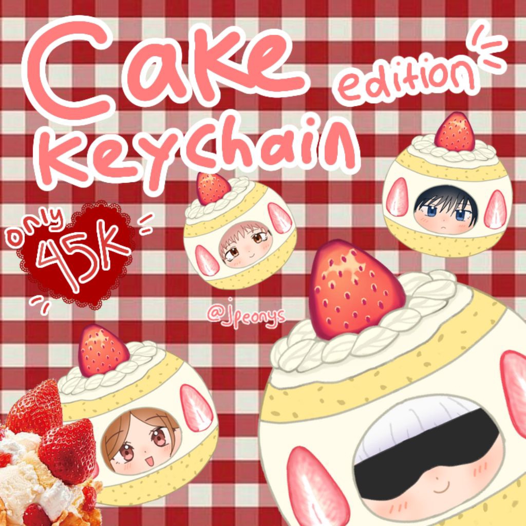 keychain strawberry shortcake  BISA CUSTOM