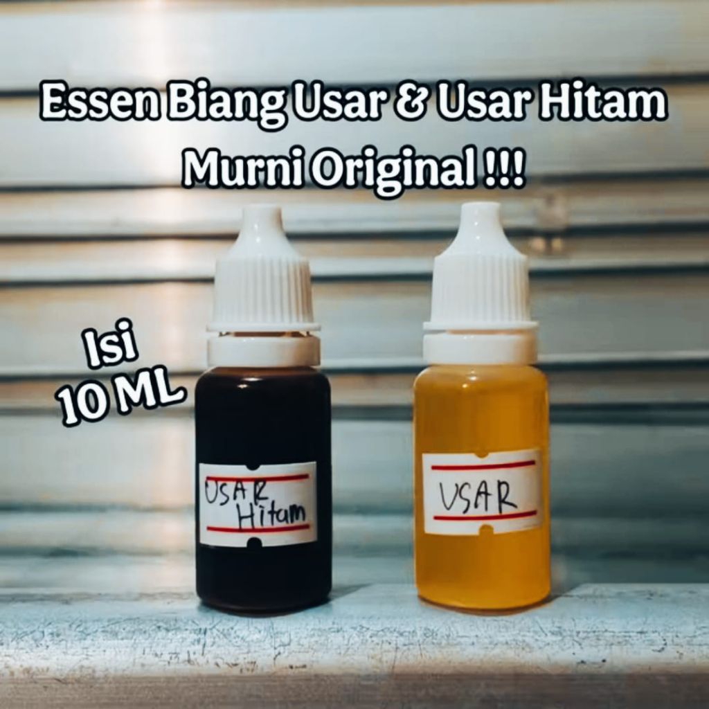 Essen Biang Usar & Usar Hitam Murni 10ML - Original Kualitas Import