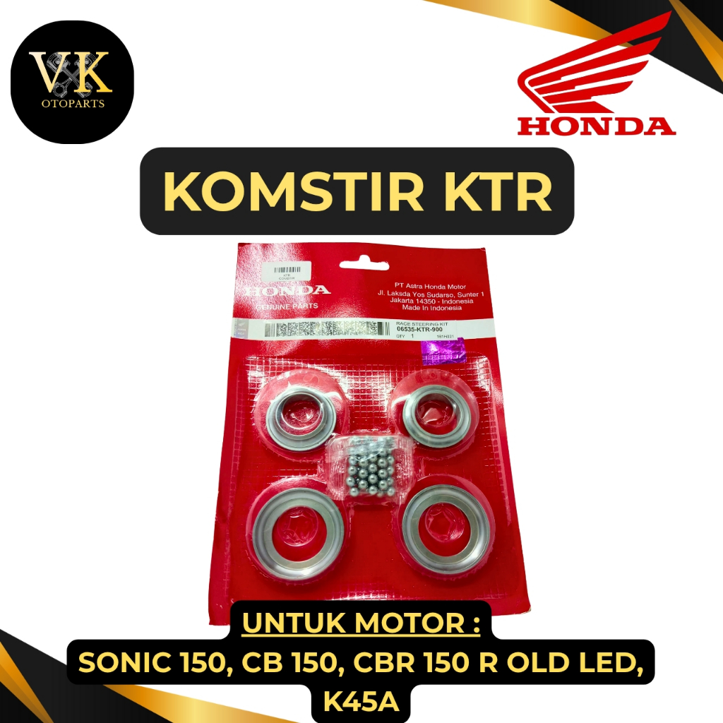 KOMSTIR HONDA KODE (06535-KTR-900) ASLI ORIGINAL PRESISI COMSTIR SONIC CB CBR 150 R Old LED ORIGINAL