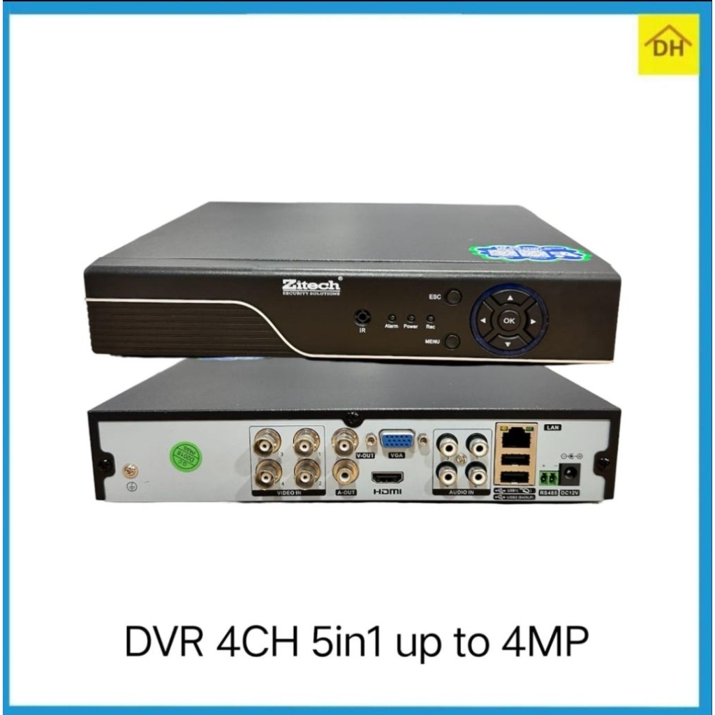 DVR 4 CHANEL DIGITAL VIDEO RECORDER CCTV H.264