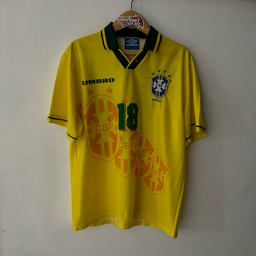 Original Umbro Brazil 94/95 Home Ronaldo “Ronaldinho” Jersey
