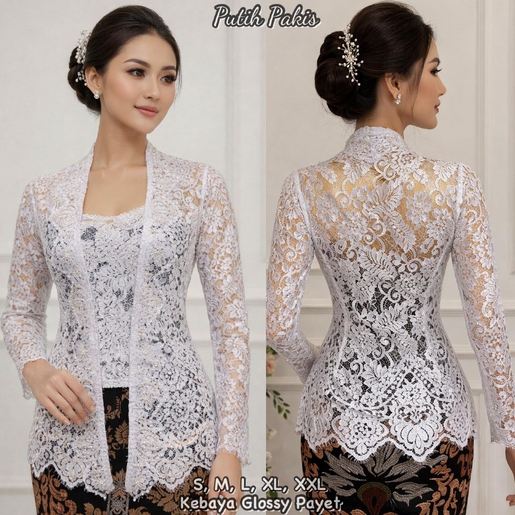 kebaya jadi brokat japan payet premium
