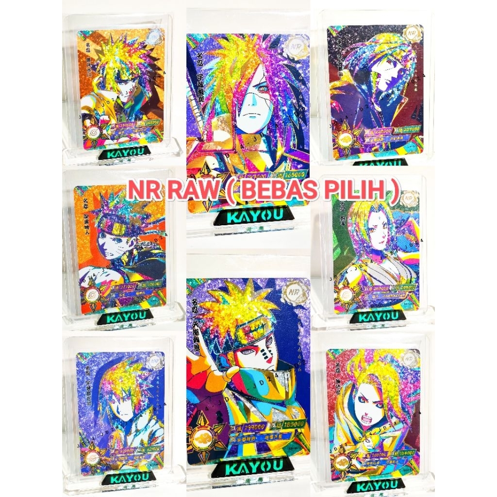 [[ ORI ]] KARTU NARUTO KAYOU RARITY NR (RAW) BEBAS PILIH