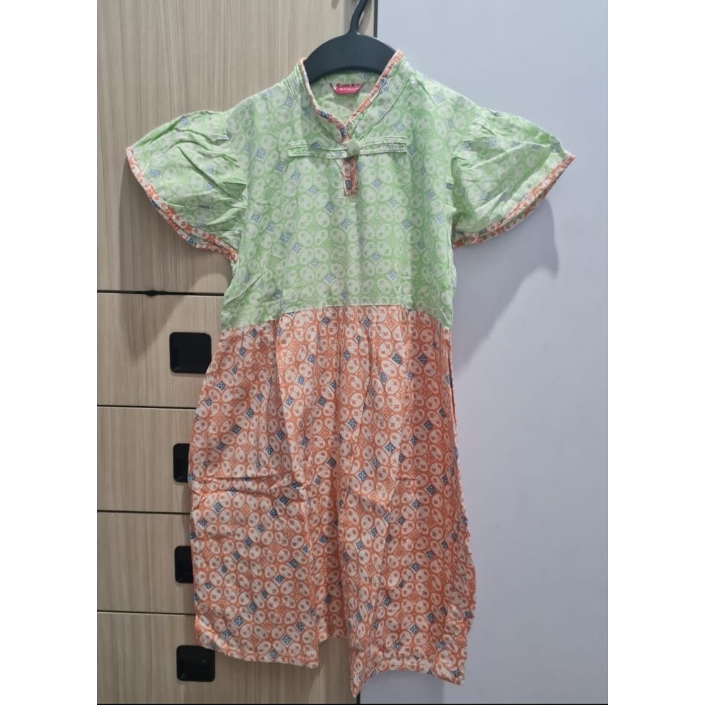 Dress Batik Anak Perempuan/ Dress Anak Perempuan motif batik
