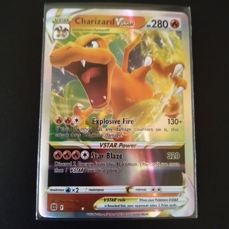 Kartu pokemon Charizard Vstar English TCG 018/172