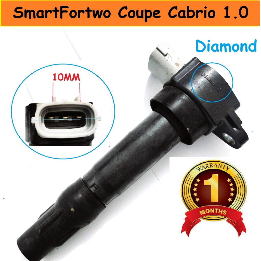 Coil Smart 451 Fortwo Coupe Cabrio 1.0 FK0319 1832A028 Diamond FK0343 MN195805 Ignition Koil Central