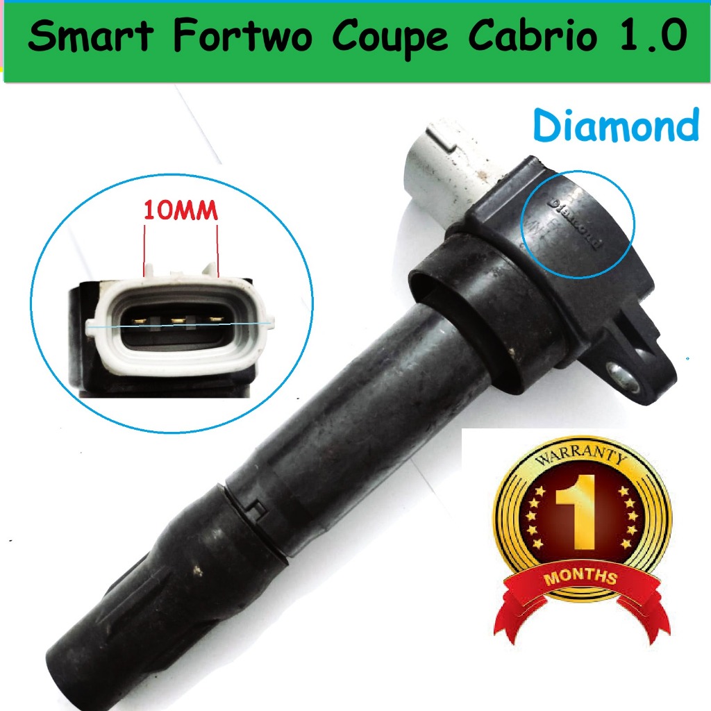 Coil Smart 451 Fortwo Coupe Cabrio 1.0 FK0319 1832A028 Diamond FK0343 MN195805 Ignition Koil Hamba