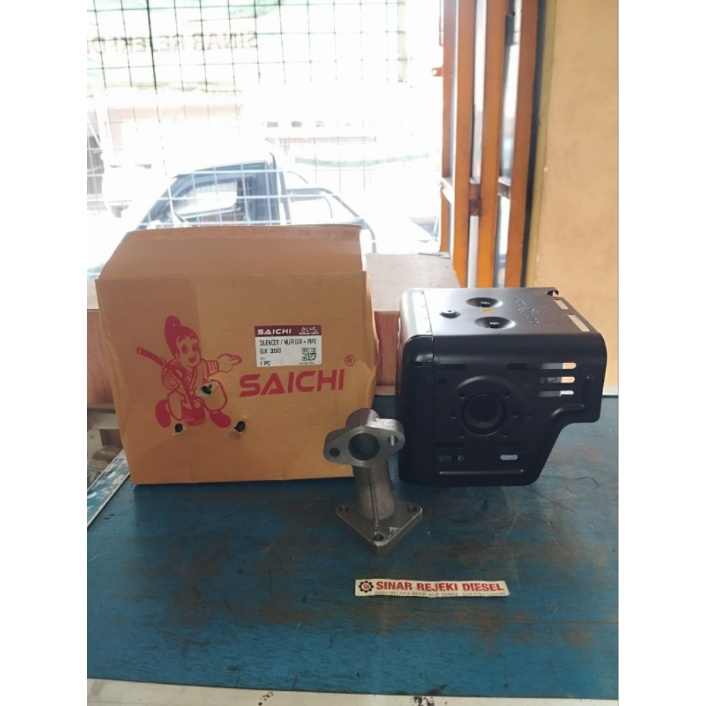 Silencer Muffler Knalpot Mesin Bensin GX390 GX 390 GX420 GX 420