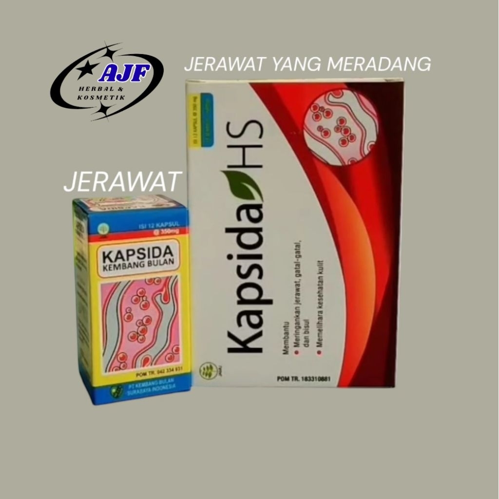 KAPSIDA KEMBANG BULAN & KAPSIDA HS mengatasi gatal dan jerawat