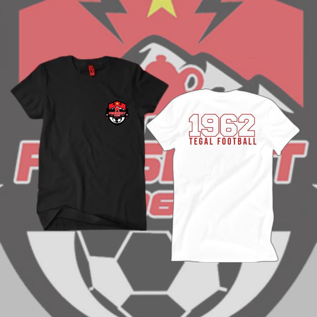 KAOS PERSEKAT TEGAL 1962 / KAOS SUPORTER PERSEKAT TEGAL / KAOS TEGAL FOOTBALL / LENGAN PENDEK COTTON
