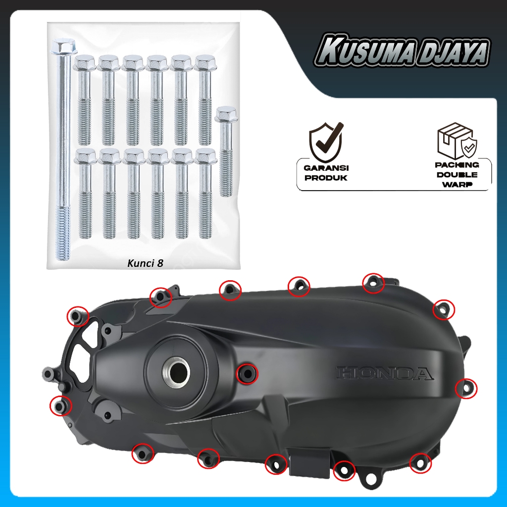 BAUD BAUT BLOK BAK CVT SET BEAT SCOOPY SPACY VARIO 110 FI 2012 - 2014