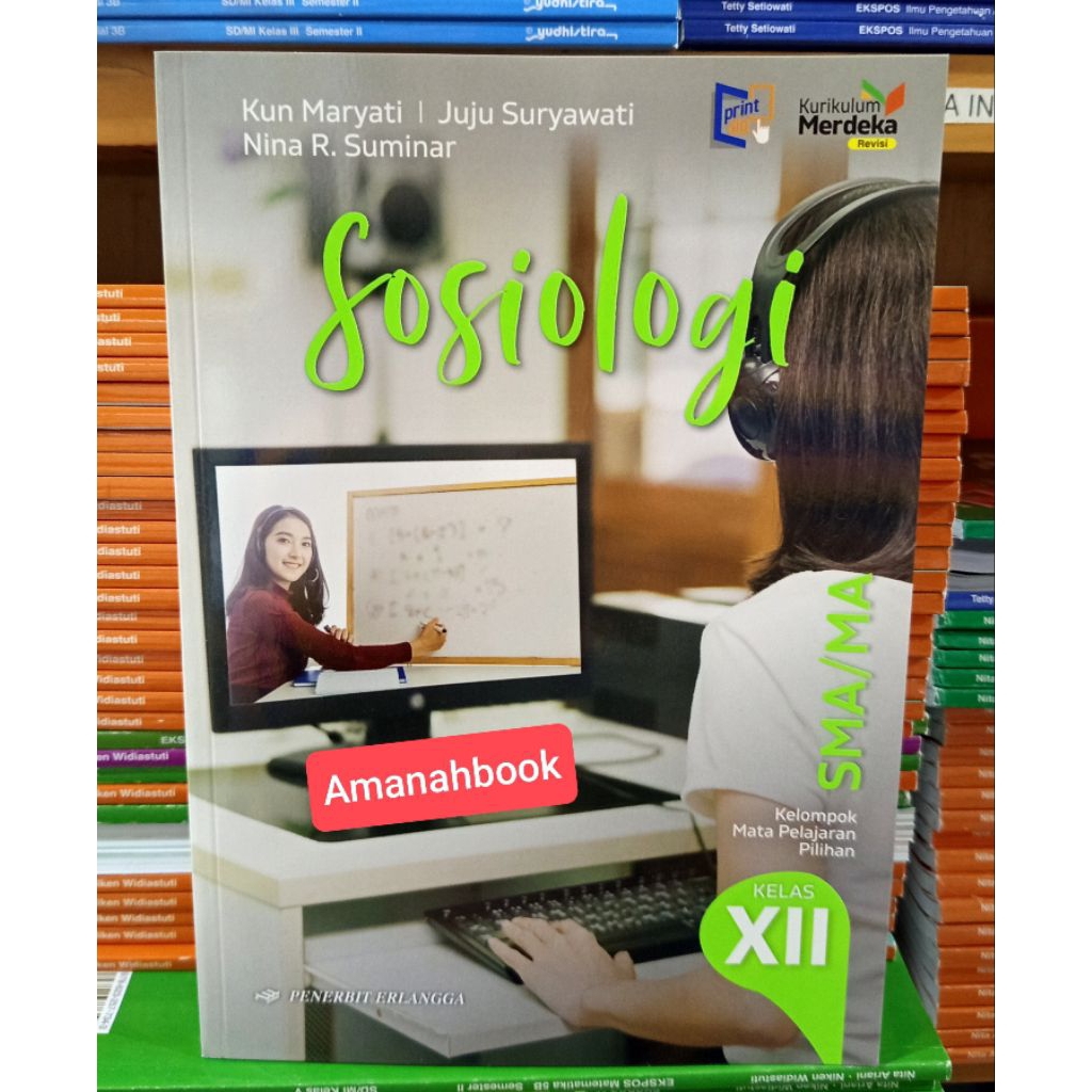 Buku Sosiologi SMA Kelas 12 Kurikulum Merdeka Revisi Erlangga