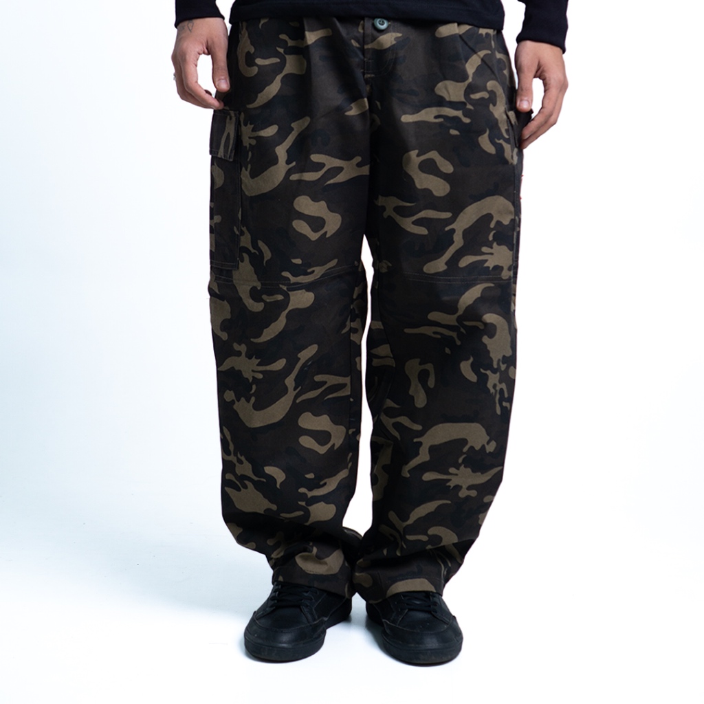Hoogste - Cargo Camo Long Pants | Celana Panjang Cargo Loreng