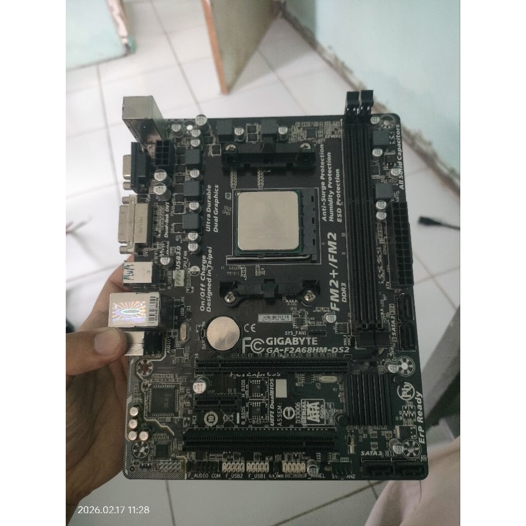 paket mainboard Gigabyte Fm2 a8 7650k