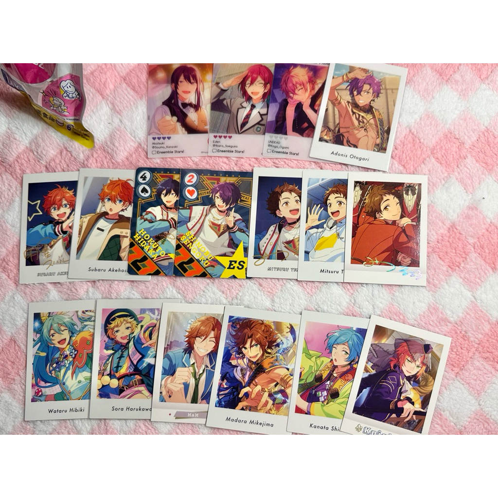 ENSEMBLE STARS PASHAKORE / EMOCA SUBARU - HOKUTO - SHINOBU - MITSURU - MADARA - KANATA - SOUMA - KOG