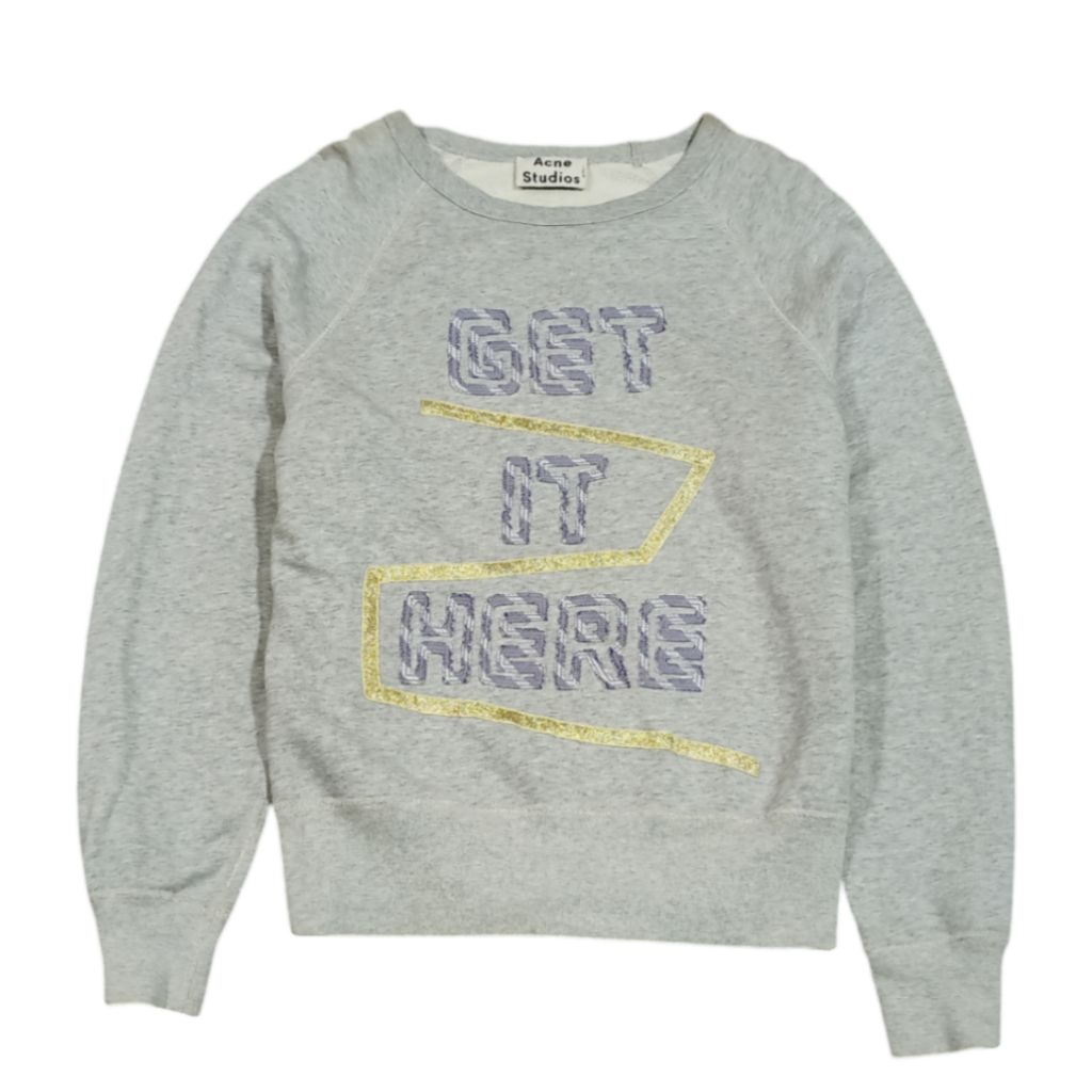 CREWNECK SWEATER ACNE STUDIOS SIZE M SECOND