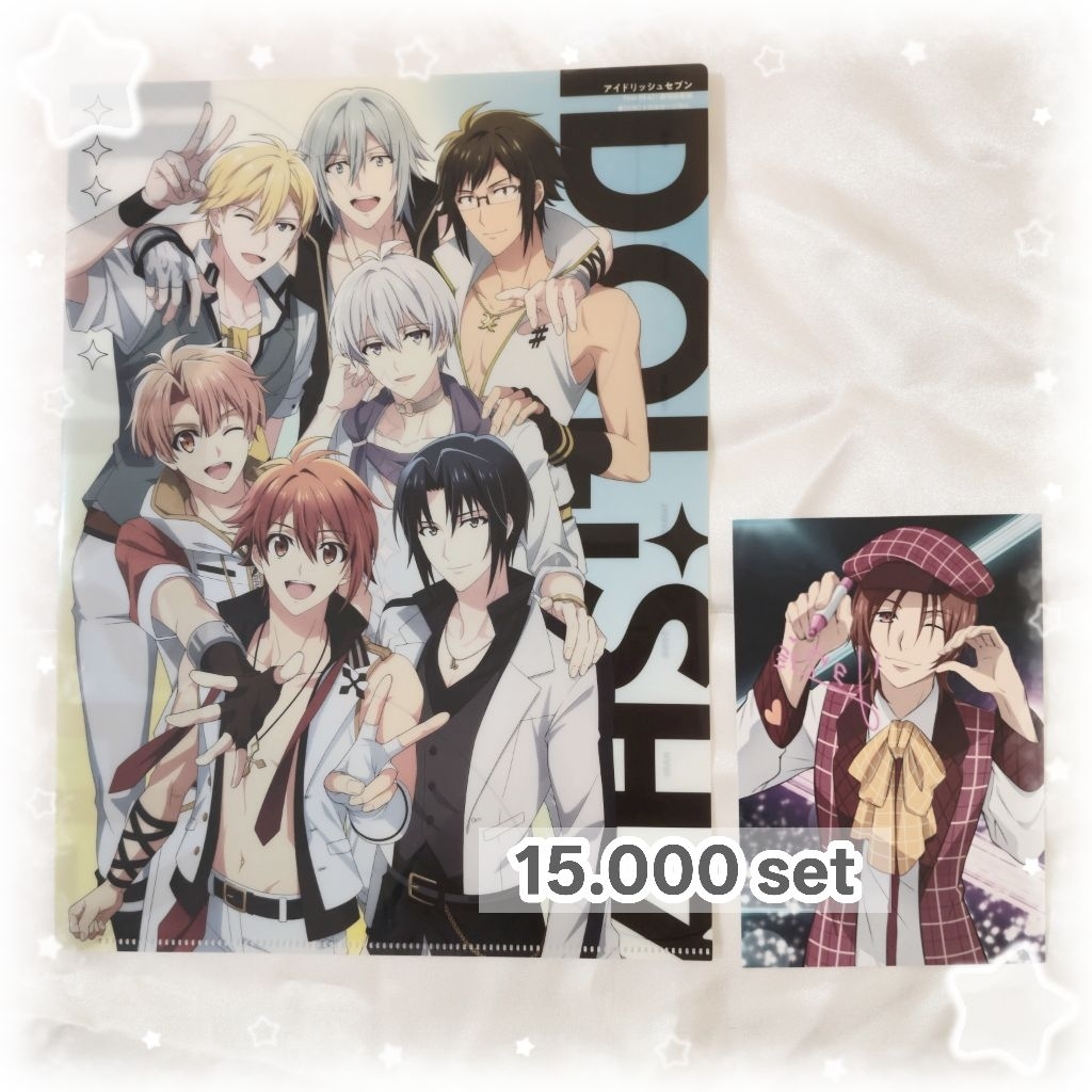 [BACA DESKRIPSI] Official Merch Clear File & Postcard Idolish7