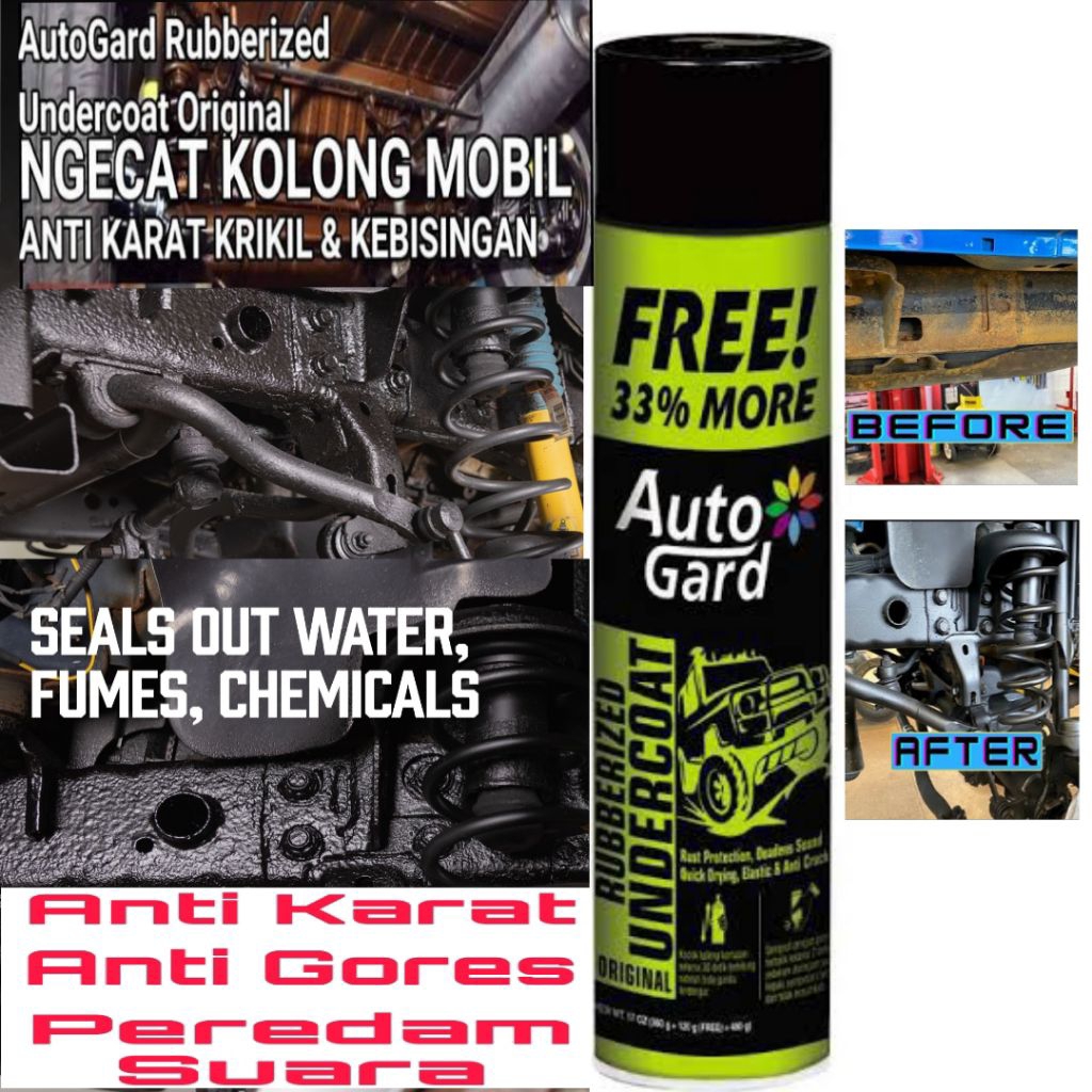 Pilok Cat Anti Karat Autogard Peredam Suara Rubber Undercoat