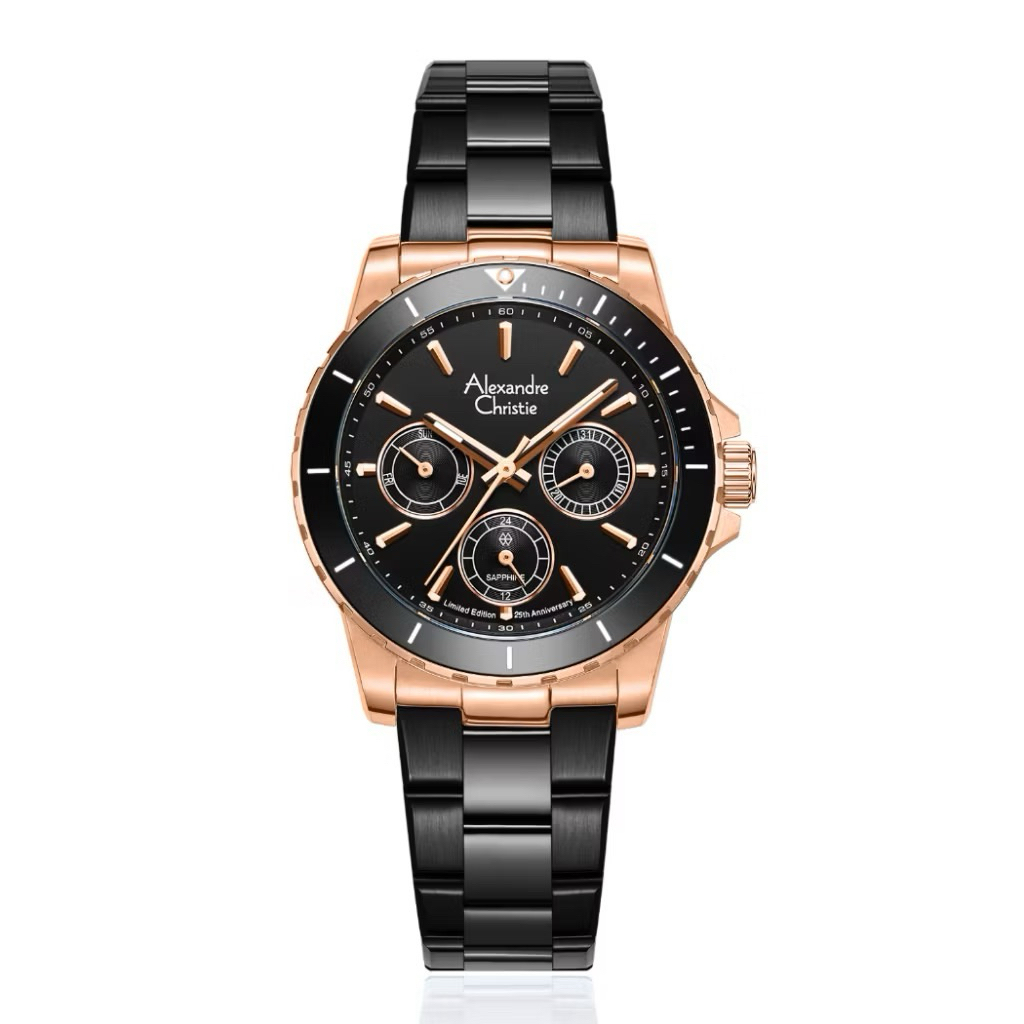[LIMITED EDITION] Jam Tangan Wanita Alexandre Christie ACF6141 XXVBBRBA 25th Anniversary Limited Edi