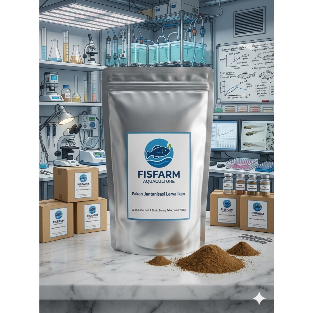 Fisfarm Pakan Jantanisasi Ikan All Male Monosex Maskulanisasi Hormon MT17
