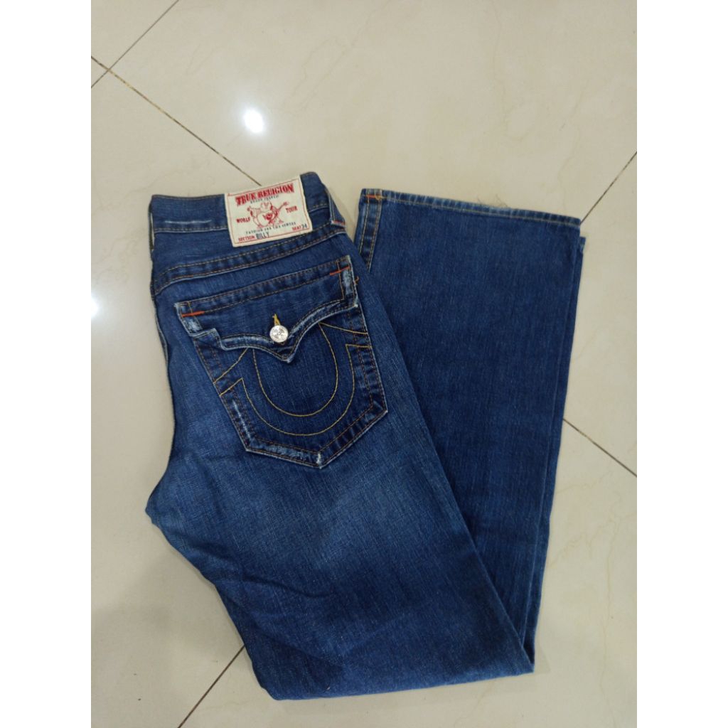 celana jeans TRUE RELIGION section BILLY size 33