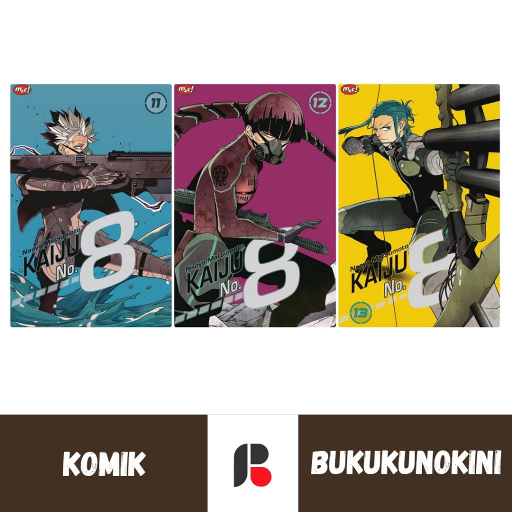 (Original, Segel) Komik KAIJU NO. 8 Vol 1 2 3 4 5 6 7 8 9 10 11 12 13, Kaiju No.8 B Side vol 1 - Nao