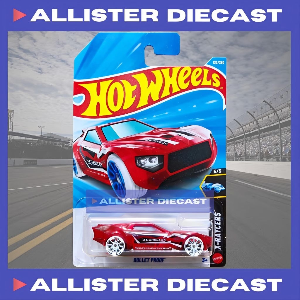Hot Wheels Bullet Proof Merah Hotwheels Bullet Proof Red HW Xraycers Hot Wheels Lets Race