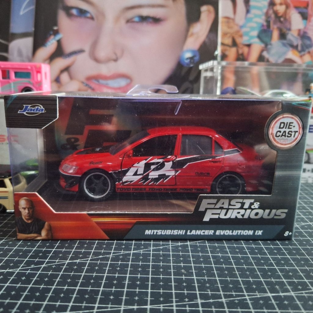 JADA Mitsubishi Lancer Evolution IX Brian FNF Fast & Furious 1/32