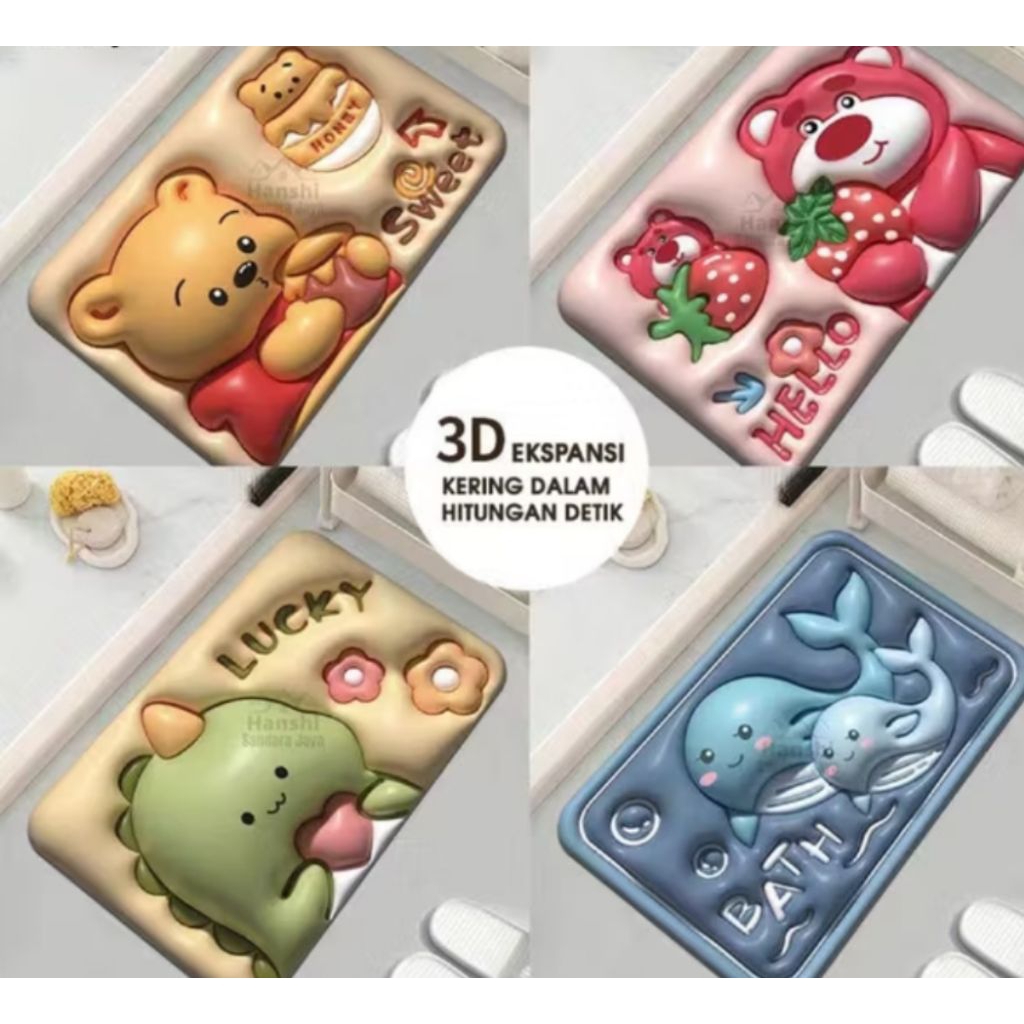 KESET ANTI SLIP MOTIF