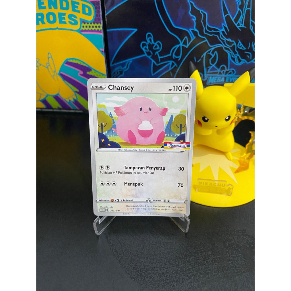POKEMON TCG INDONESIA CHANSEY PROMO INDOMARET 223/S-P
