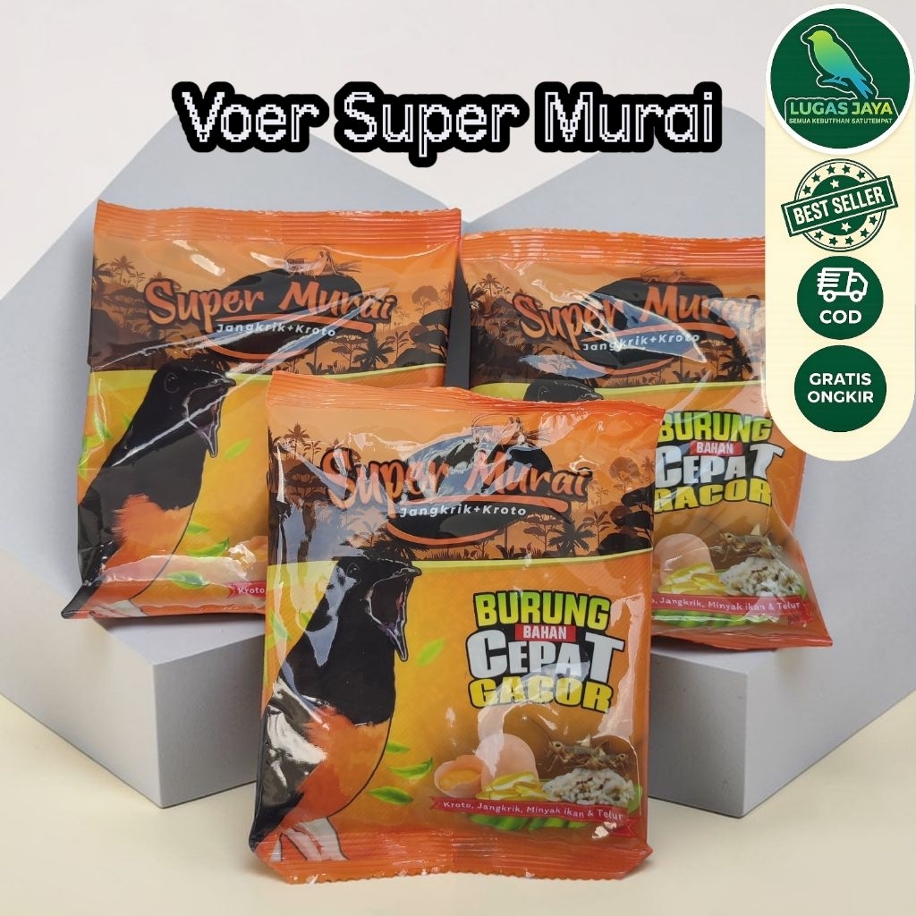 PurVoer Super Murai | pakan penggacor Murai Bahan | Super Murai by Sempati