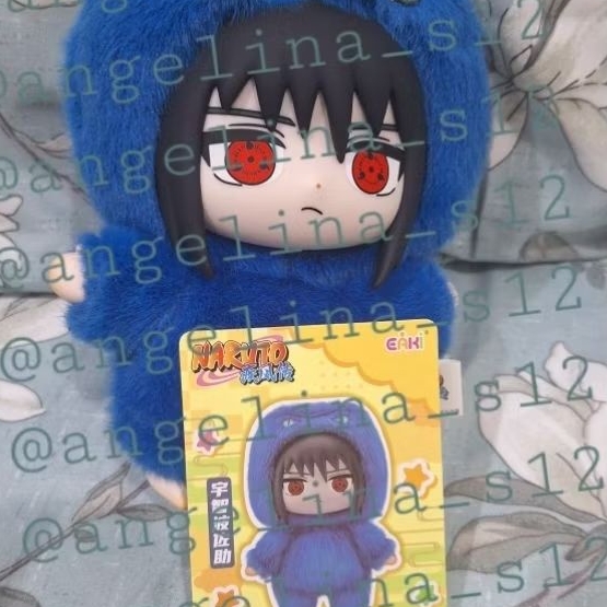 EAKI NARUTO BEAST PLUSH PARTY KEYCHAIN BLIND BOX - SASUKE