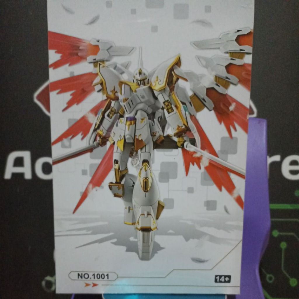 HG CAL RE A Black Knight Fighter (White/Reguler) BOOTLEG