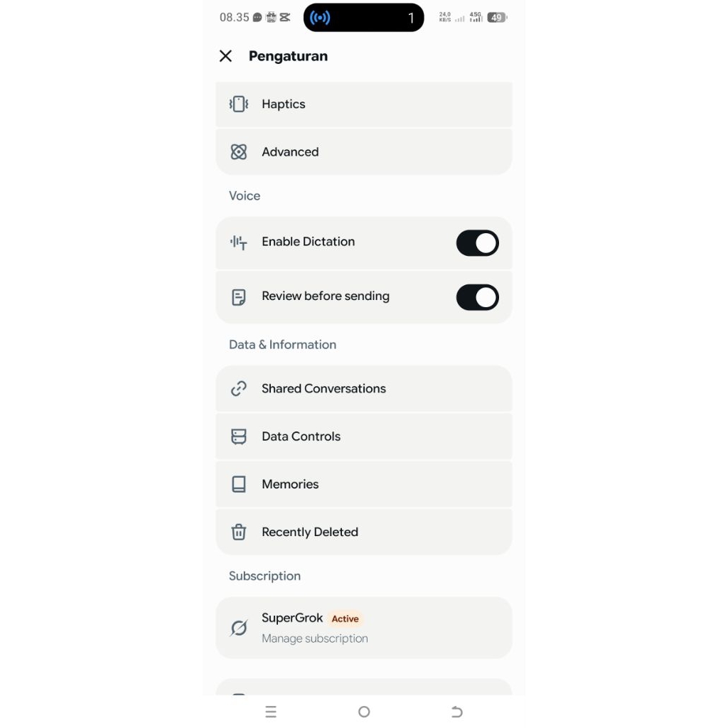 Supergrok 3hari termurah