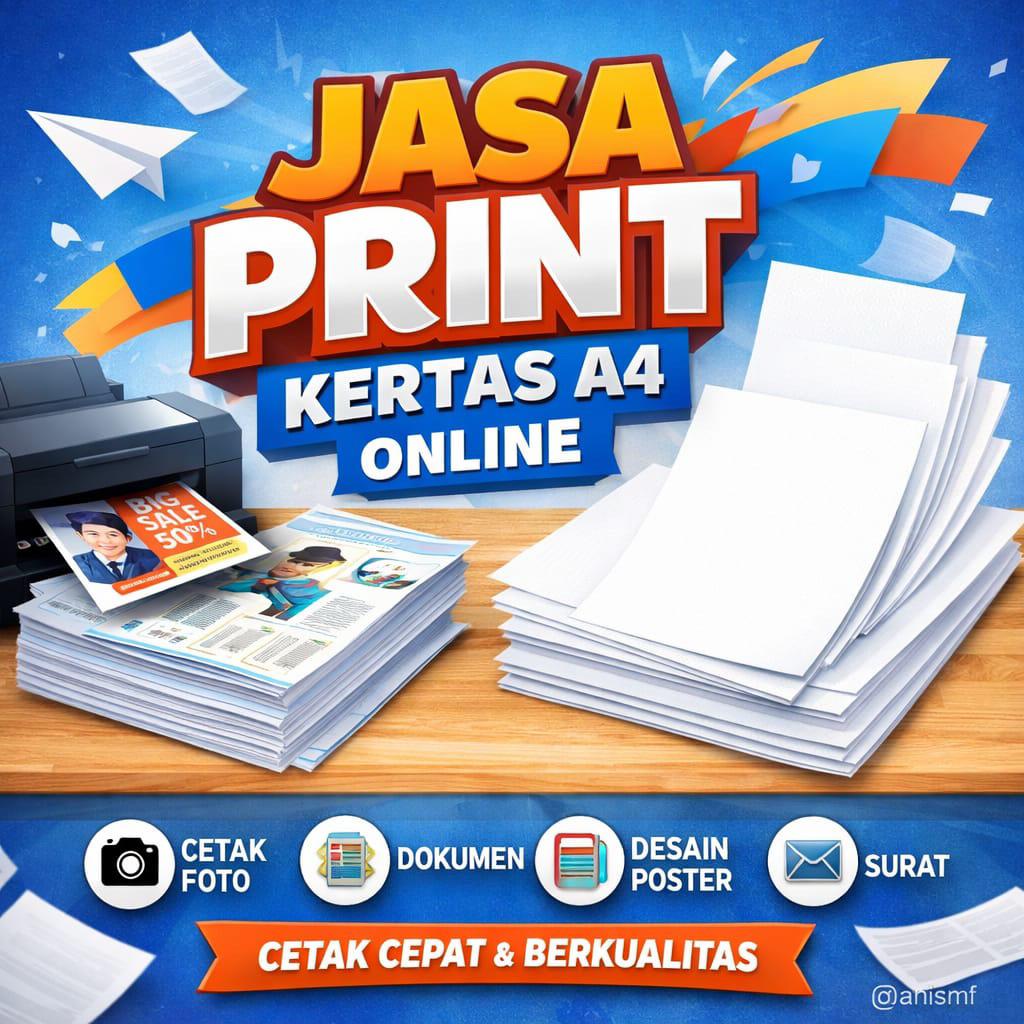 jasa print online a4 warna&hitam putih