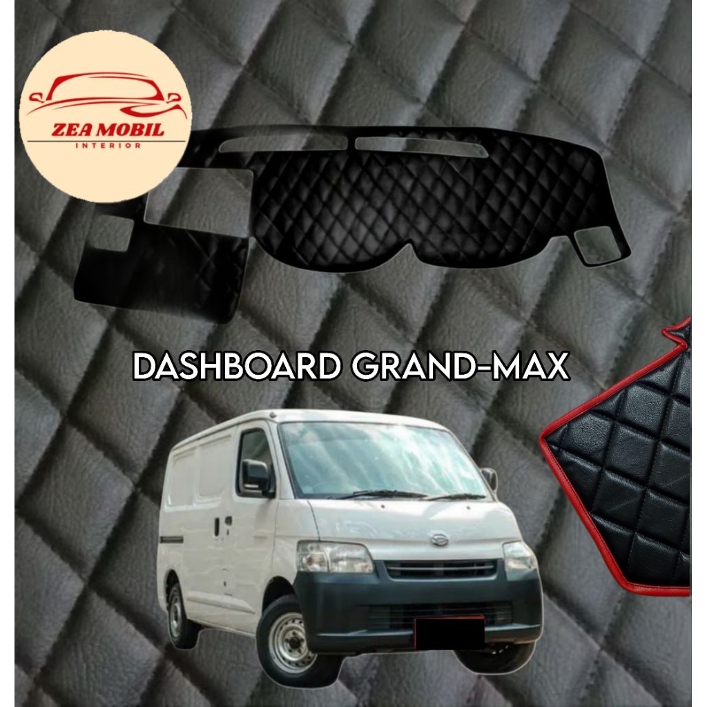 Cover Dashboard / Alas Dashboard Kulit Sintetis Mobil GRAND-MAX Motif Wajik