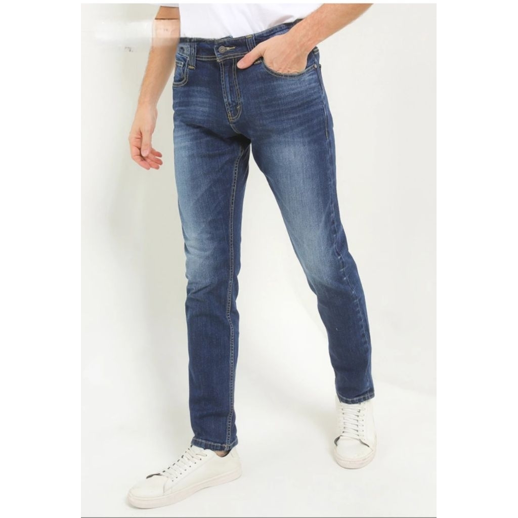 Celana Jeans Selvedge Slim Stretch Fit SVS 108 C LOIS ORIGINAL 100%