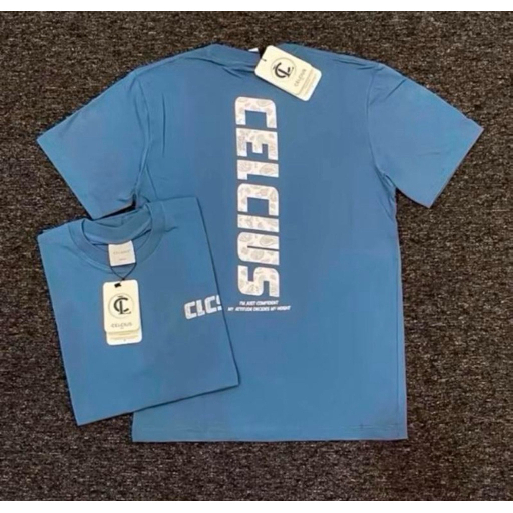 Celcius Tshirt denim Rainart Unisex Kaos Pria Wanita